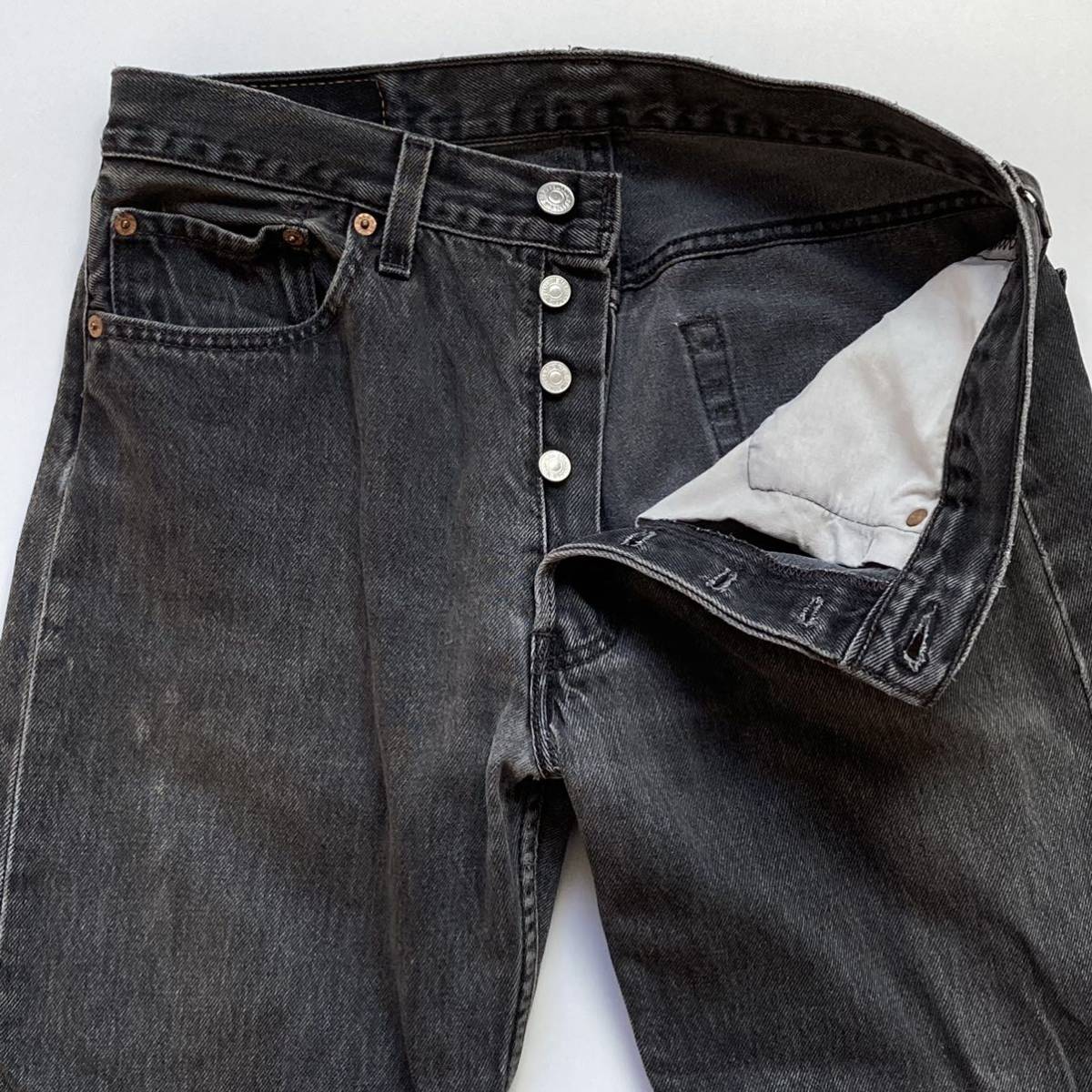 90's USA製 先染め Levi's リーバイス 501-0660*BLACK*ブラック*デニム