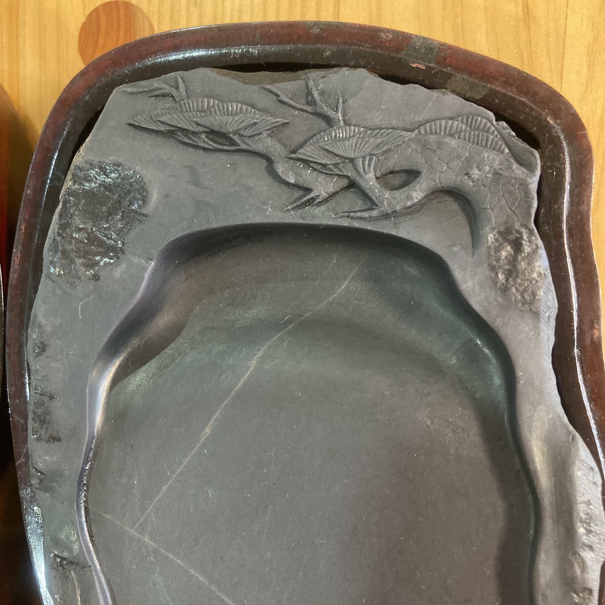 中国 古玩 古美術 雲龍 硯 文房四宝