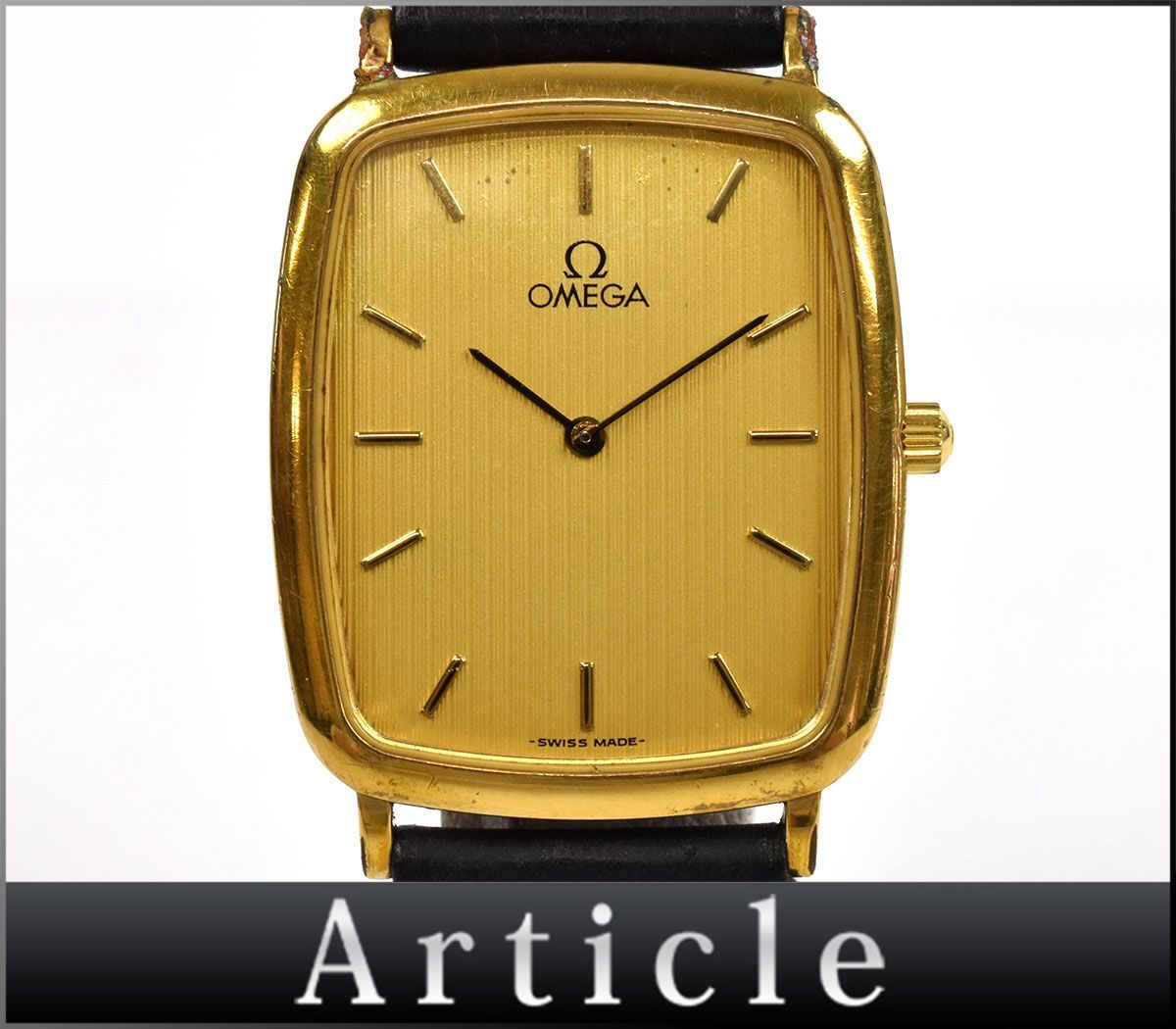 OMEGA オメガ デビル VILLE DE 時計 □高級レアOMEGAオメガ Deville