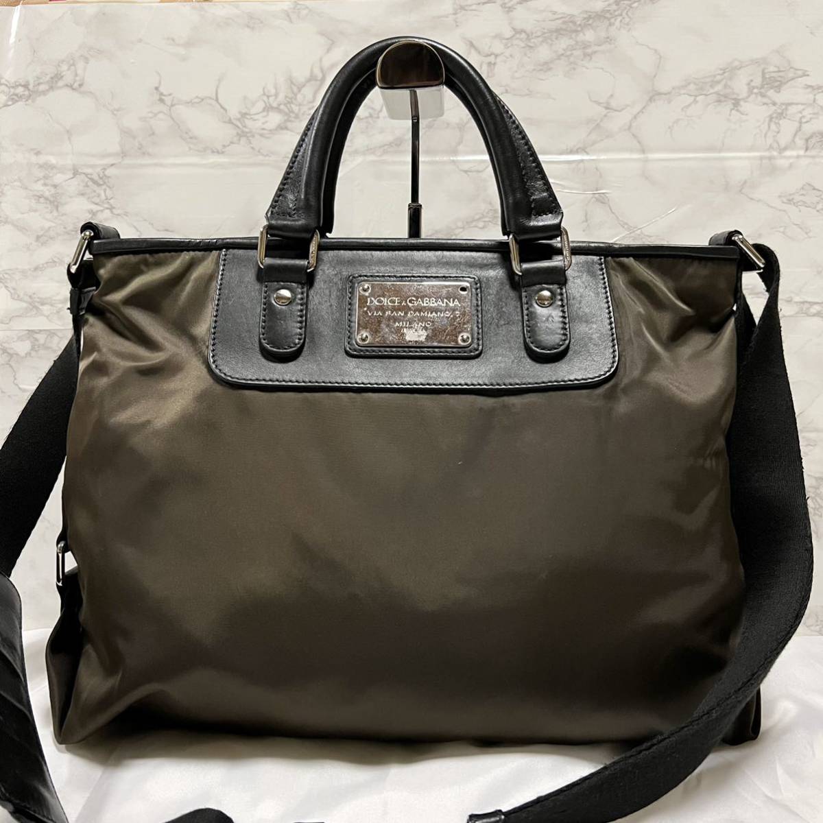 1円～ 【極上品】 Dolce & Gabbana ドルチェアンドガッバーナ 2way 