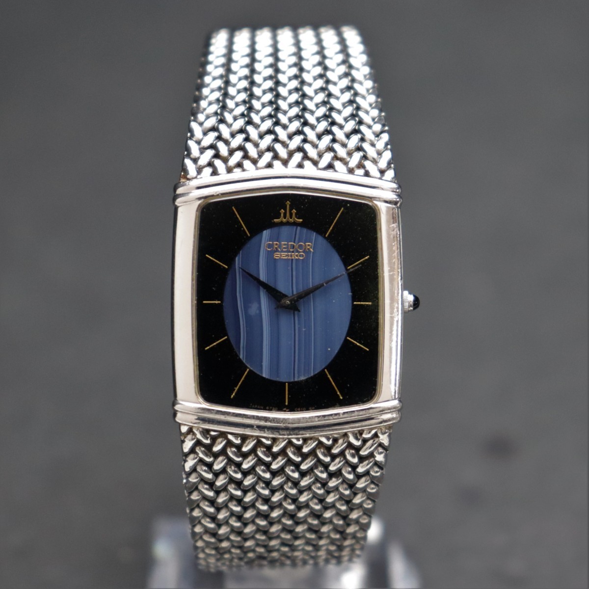 SEIKO CREDOR セイコー クレドール 6730-5330 クォーツ 青瑪瑙 
