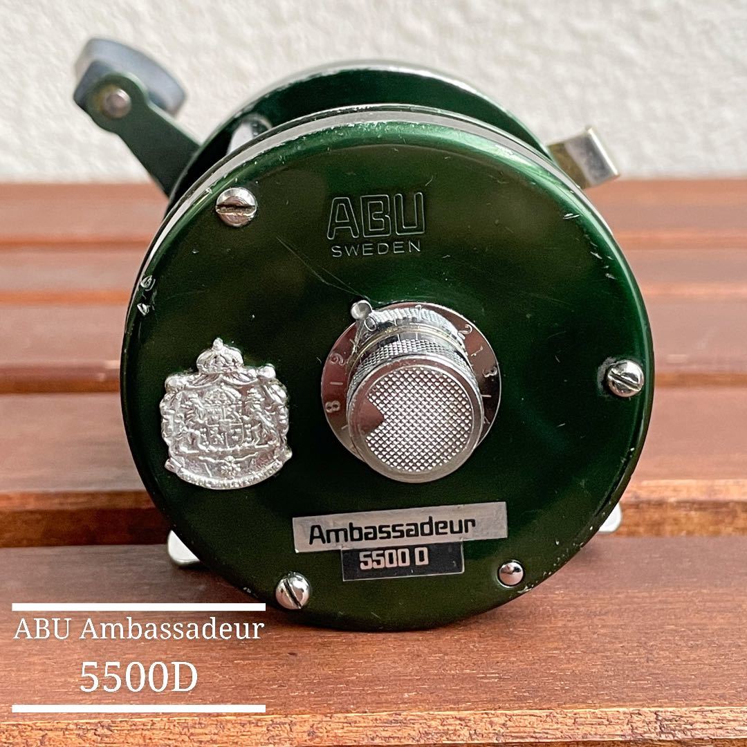 Ambassadeur 5500D ベイトリール 緑　アブ Abu Ambassador Direct Drive Model 5500D! - YouTube