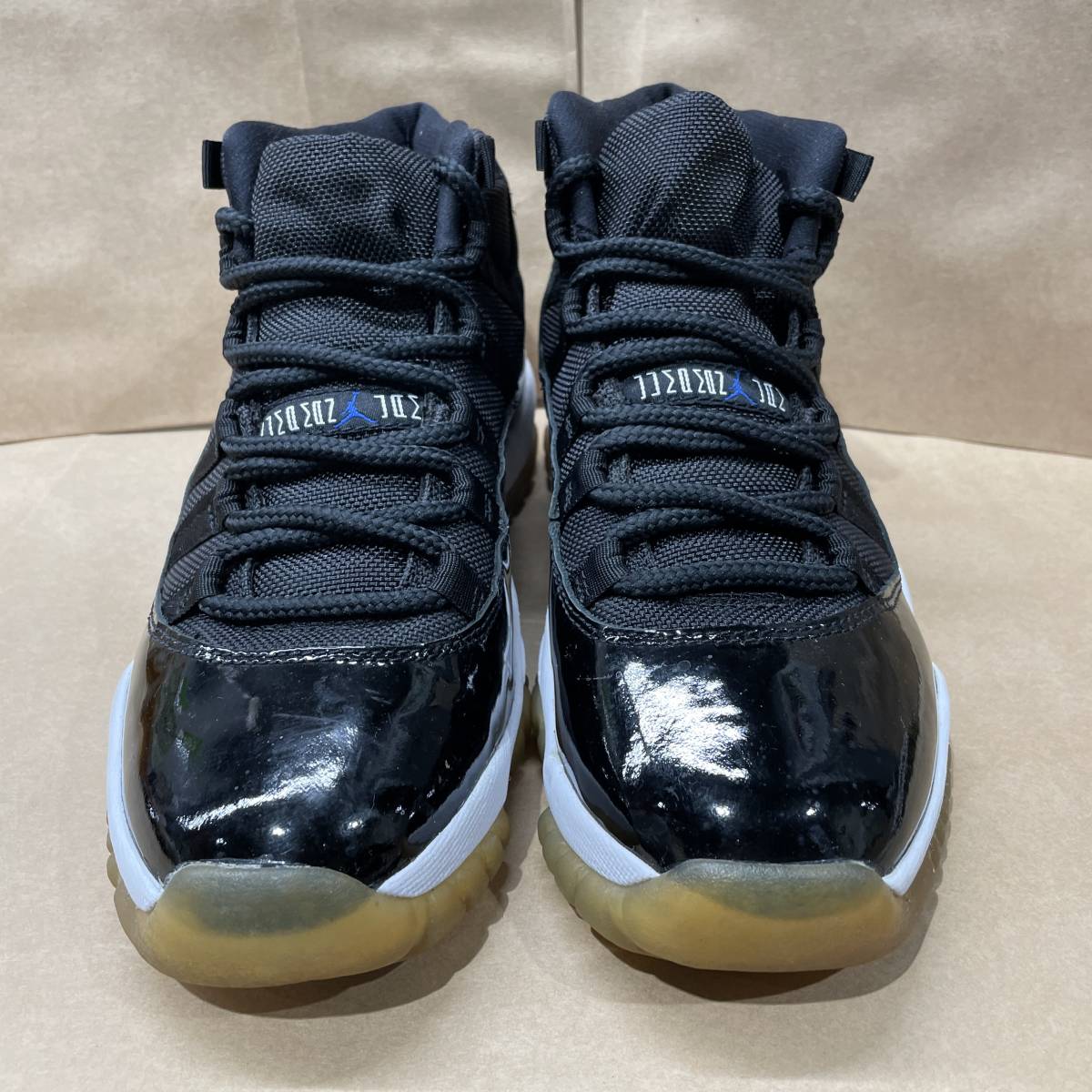 2000年製】US7 25cm NIKE AIR JORDAN 11 RETRO 136046-041 BLACK/ROYAL 