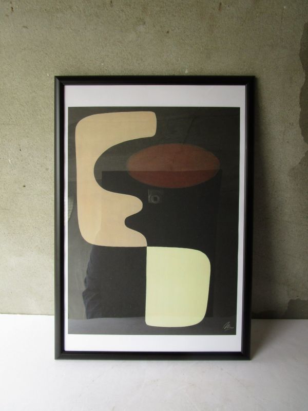 新作登場，新品 北欧 デンマーク Mae studio 'Faces 1` アートポスター 30&times;40 抽象画/ミッドセンチュリーモダン/ウェグナー/アアルト/ホグラン(IDEE（イデー）)｜売買されたオークション情報、yahooの商品情 IDEE（イデー）