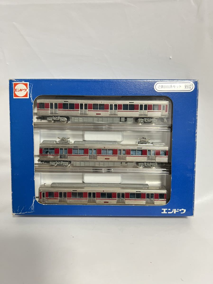 中古品】【希少品】エンドウ Nゲージ トレインセット 近鉄3000系