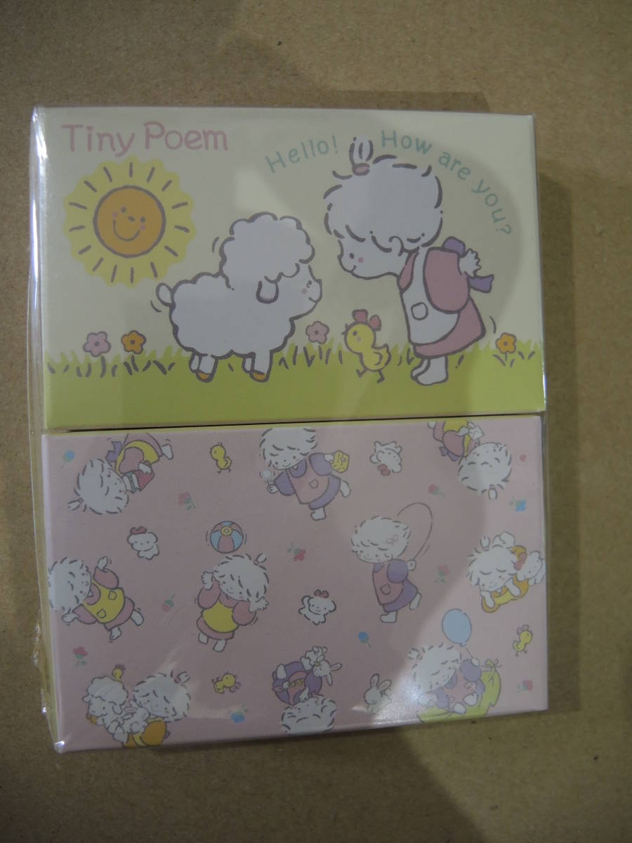 未開封品 タイニーポエム メモ＆シール 風の子さっちゃん(サンリオ 