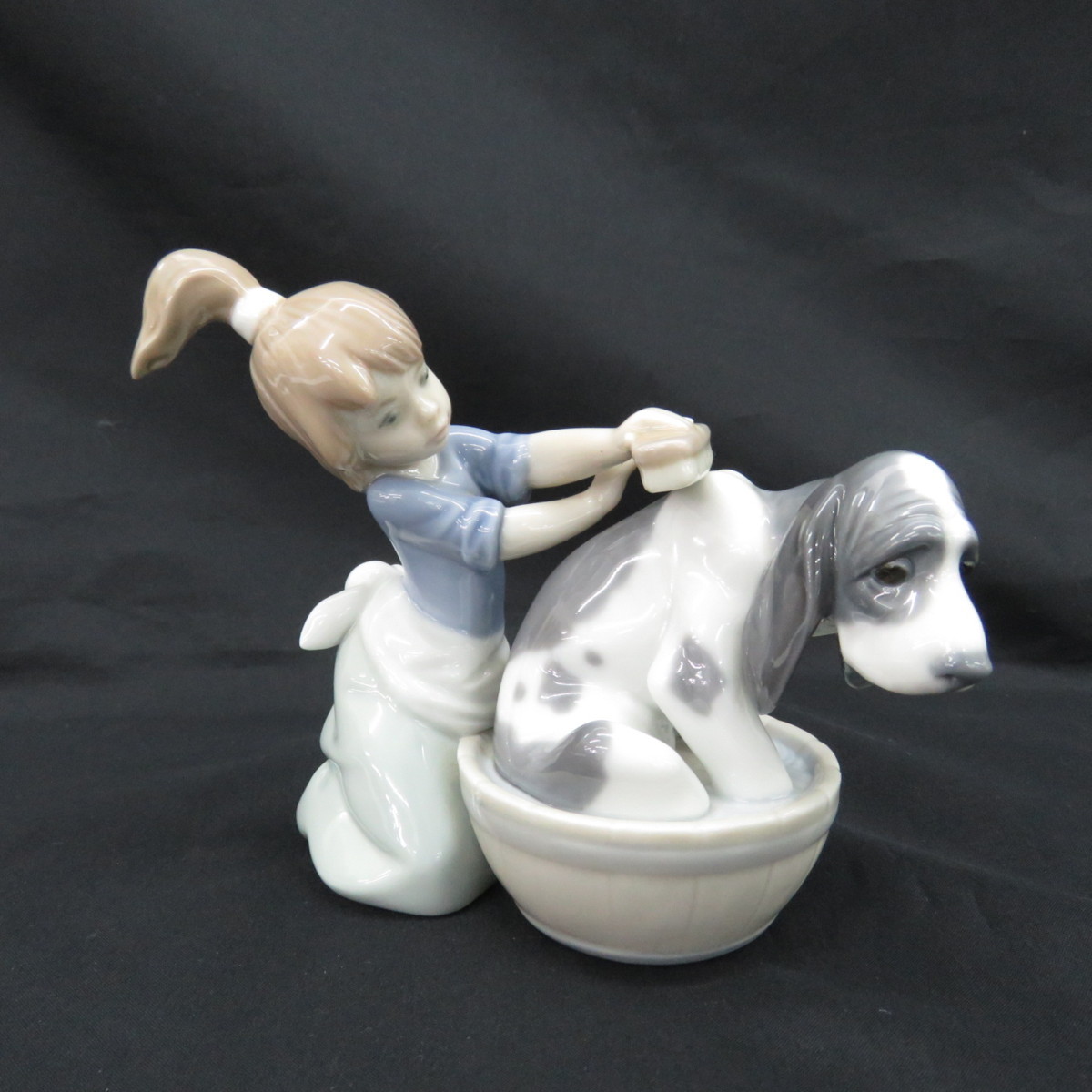 LLADRO リヤドロ きれいにしましょうね フィギュリン ◎ Lladro