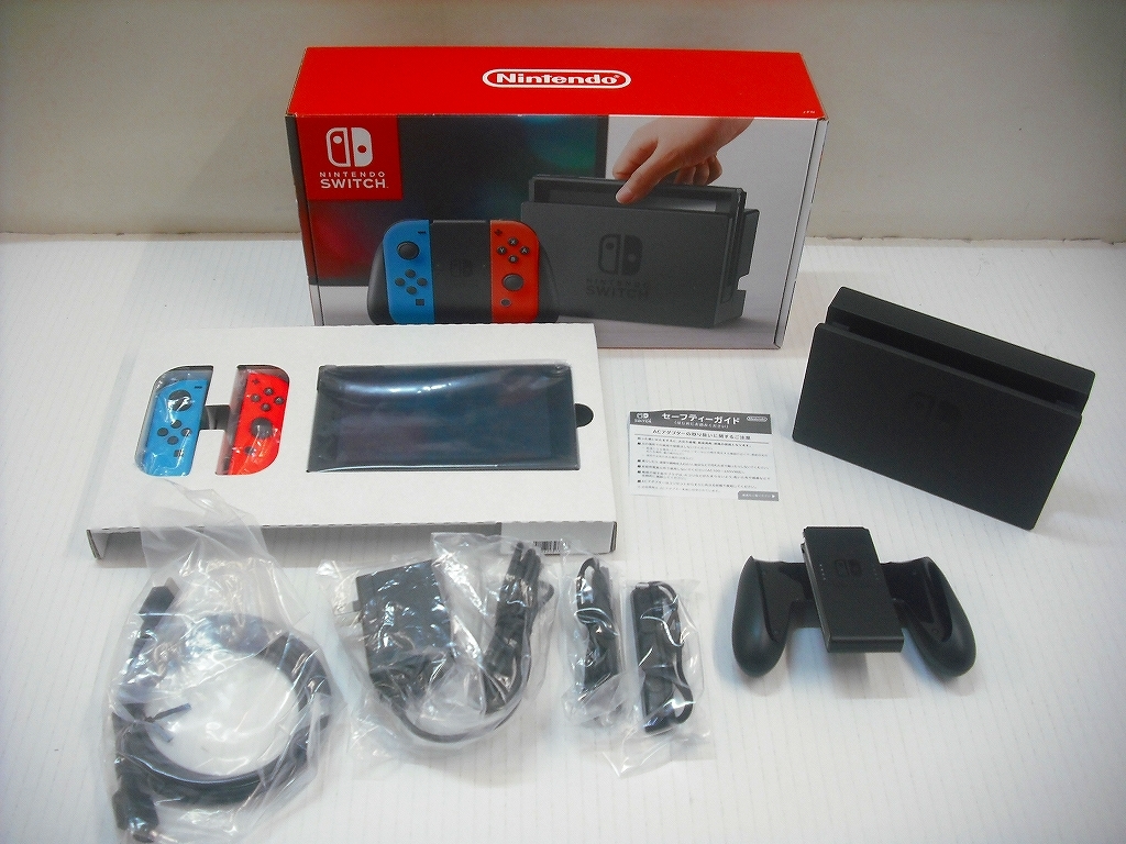 C7623☆初期型 ニンテンドースイッチ本体 動作確認・初期化済