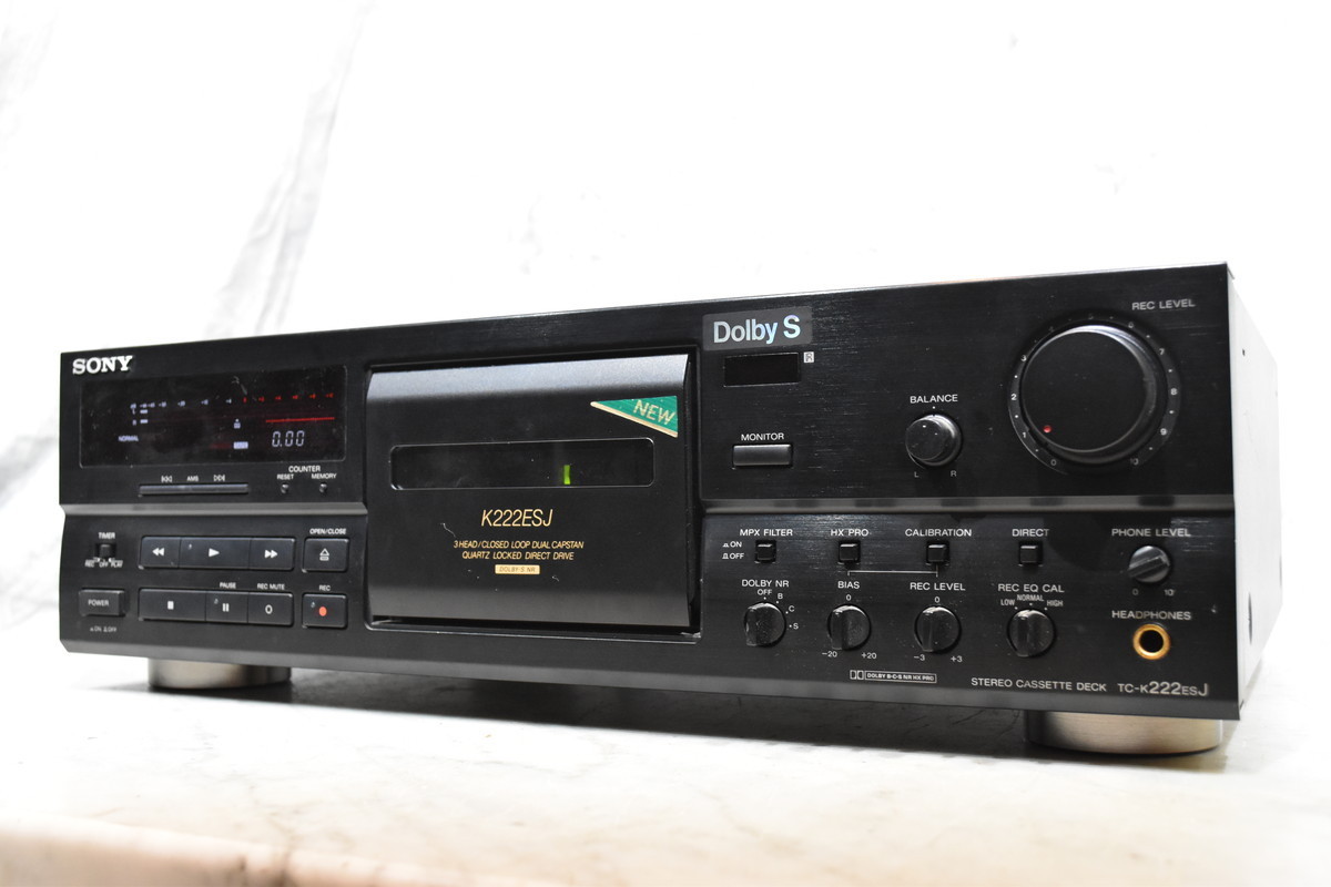 SONY　TC-K222ESJ再生可能だがジャンク SONY TC-K222ESJ再生可能だがジャンク SONY TC-K222ESJ再生可能だが