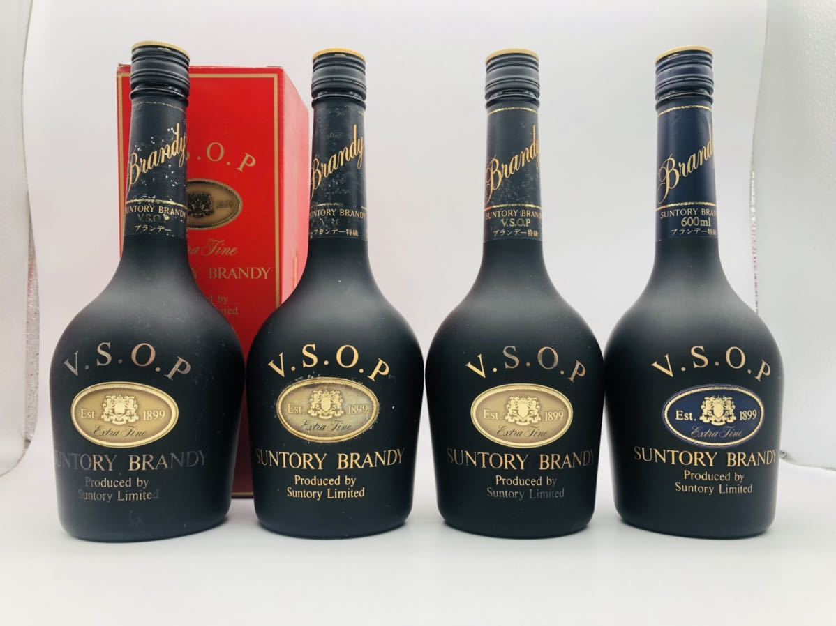 1円スタート サントリー VSOP 660ml 40% 箱6 ブランデー SUNTORY 未開栓 古酒 4本セット