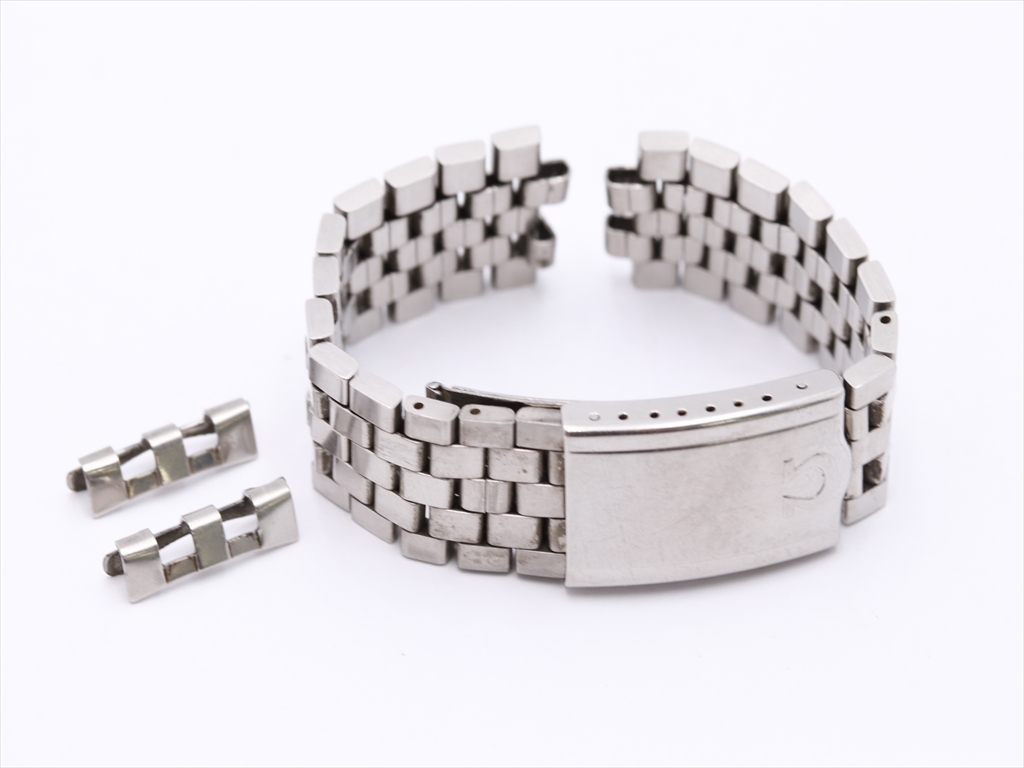 新作，爆買い 1円 正規良品 OMEGA/オメガ 純正ベルト 19㎜用 1040 シルバーカラー メンズ腕時計用 A0138731(ベルト、ブレスレット)｜売買されたオークション情報、yahooの商品情報をアーカイブ公開 - オークファ ベルト、ブレスレット