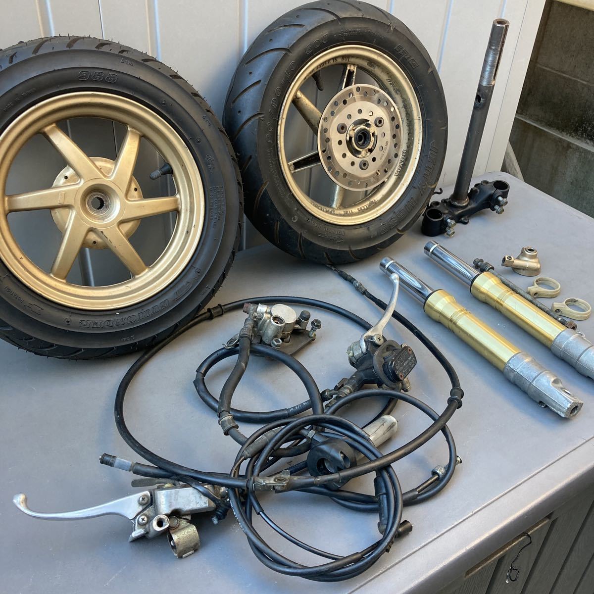 ライブディオZX AF56 足回りセット ZX スーパーDIO ライブDIO ホイール