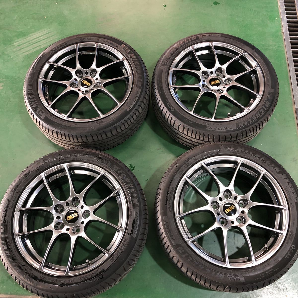 BMW 1シリーズなど 汎用 BBS アルミホイール RF508 17インチ 7J 
