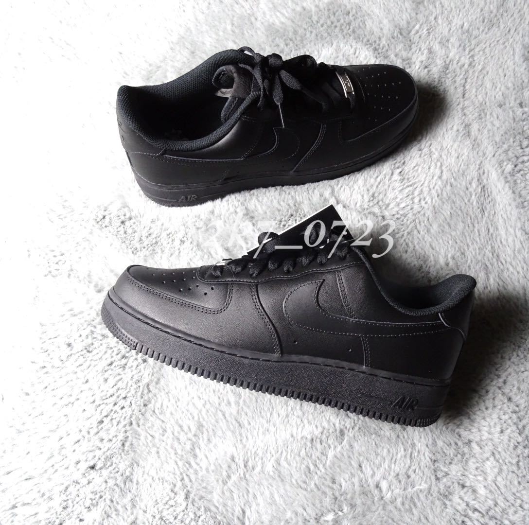 新品 正規品 サイズ27.5cm NIKE AIR FORCE 1 07 ナイキ エア フォース 1 07 黒 ブラック US9.5 箱無し