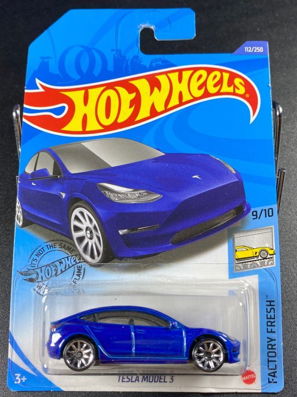 ホットウィール HOTWHEELS TESLA MODEL 3 テスラ モデル3 青(乗用車 