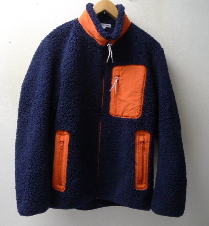 ◇JW ANDERSON×UNIQLO ユニクロ フリース ジップ ジャケット ネイビー 