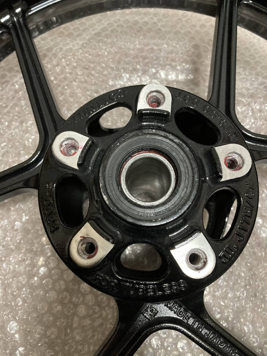 ホーク　純正ホイール 6☆ZX-12R用前後ホイール0109 純正.めくれ無.17×3.50.17×6.00.〔検索用