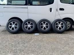 ハイエース ワイド 200系5型ダークプライム 純正オプション アルミ  