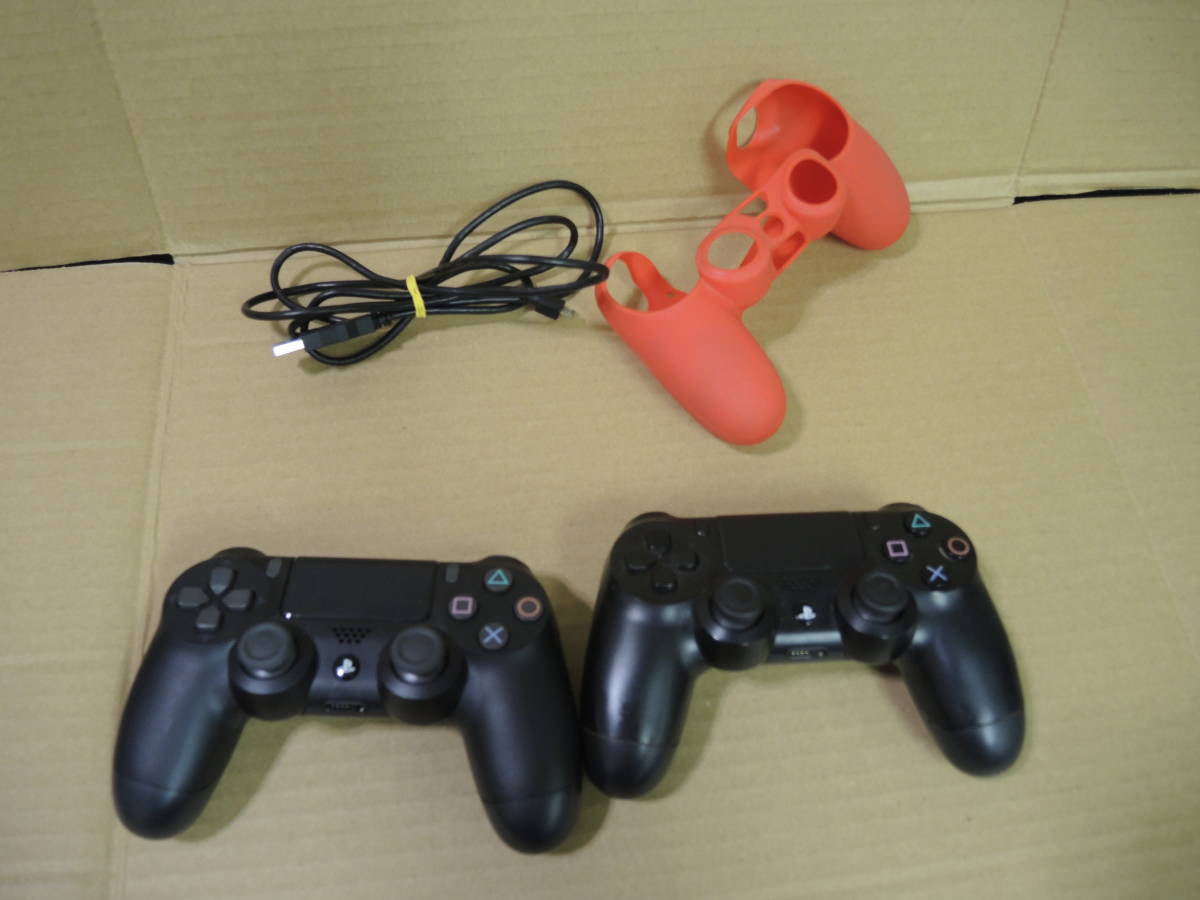 ソニー PS4 ワイヤレスコントローラー 2個 ジャンク CUH-ZCT1J/ZCT2J