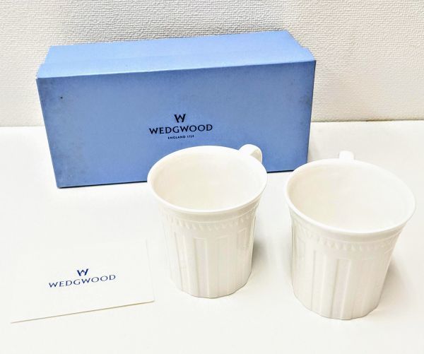 ユS4639◎WEDGWOOD COLOSSEUM コロシアム マグカップペア・プレート皿 ユS4639◎WEDGWOOD COLOSSEUM コロシアム マグカップペア・プレート皿