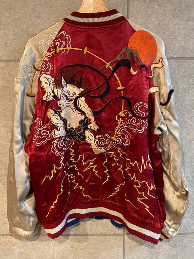 ド派手！ 豪華刺繍！ SATORI サトリ 風神 雷神 リバーシブル