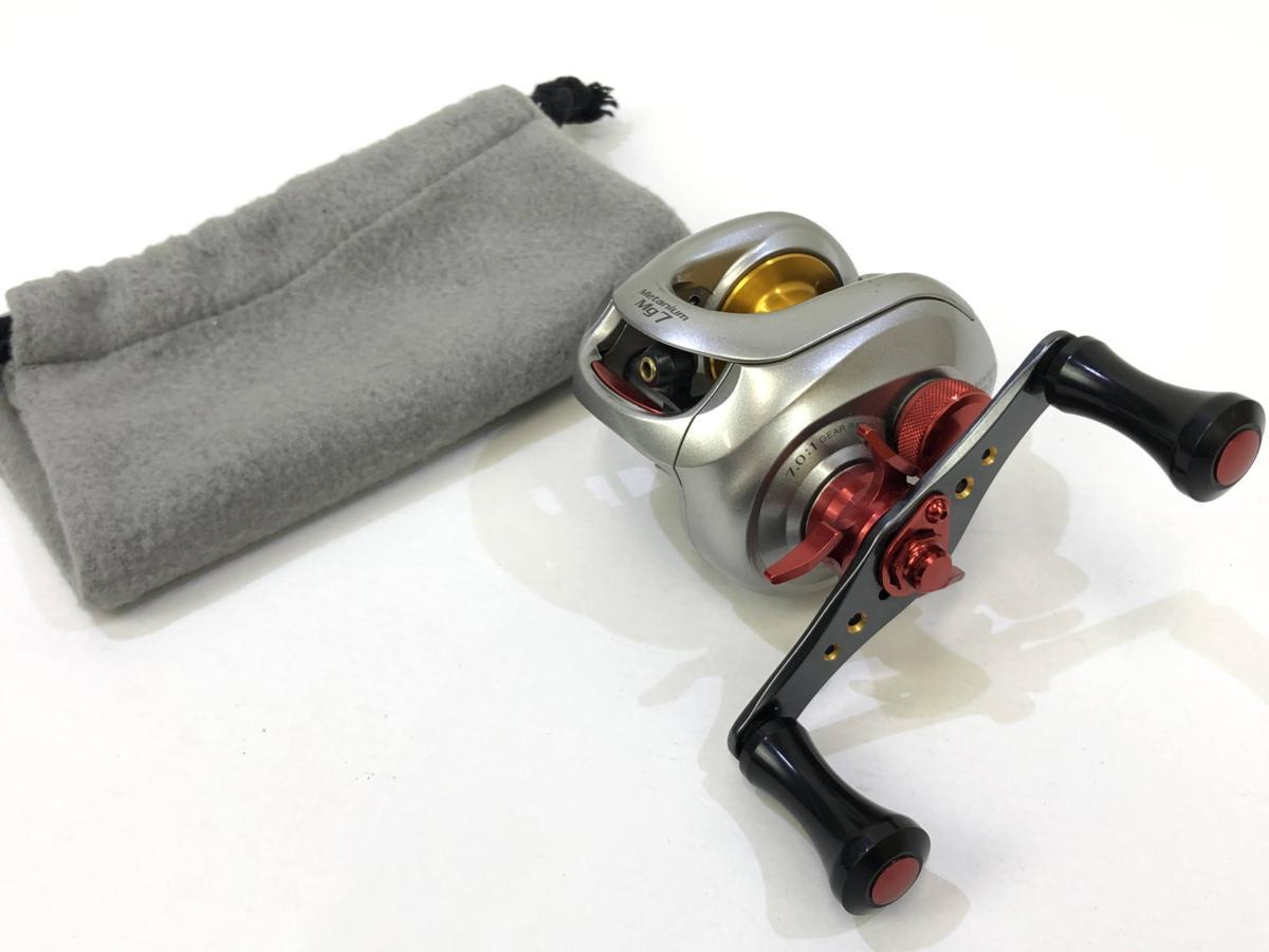 (04y4076)【SHIMANO(シマノ)】Metanium(メタニウム) Mg7 02120/左ハンドル/ベイトリール/一部カスタムあり 中古品
