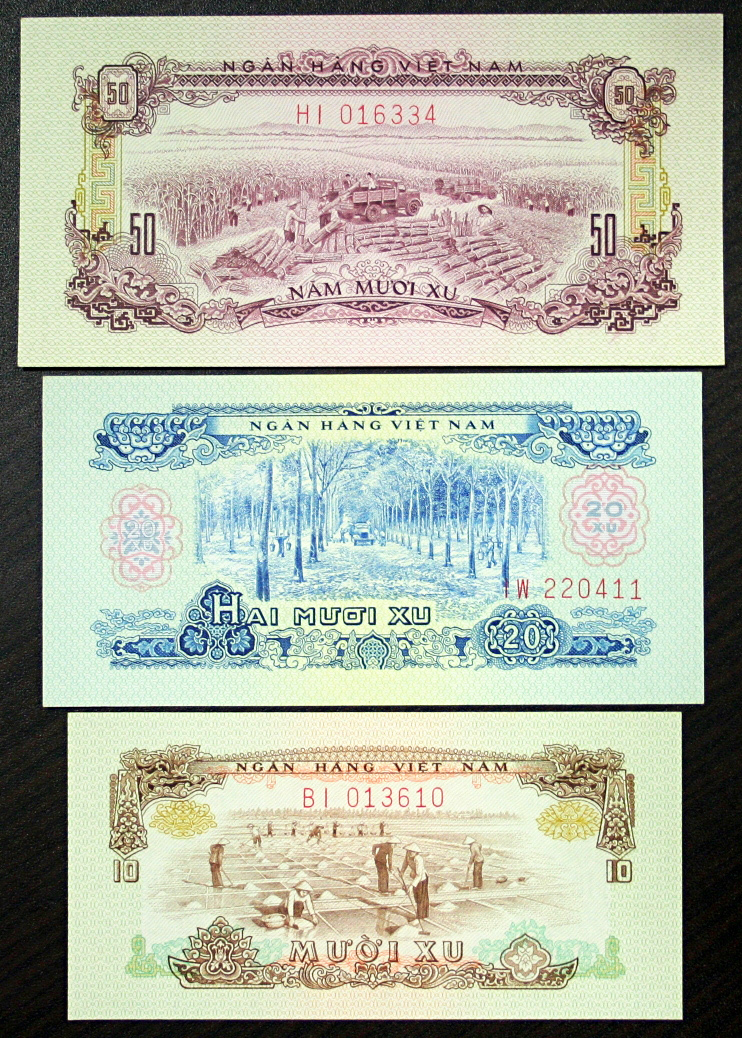 旧紙幣 ベトナムドン ベトナム紙幣 8枚 1966年 100ドン ベトナム紙幣