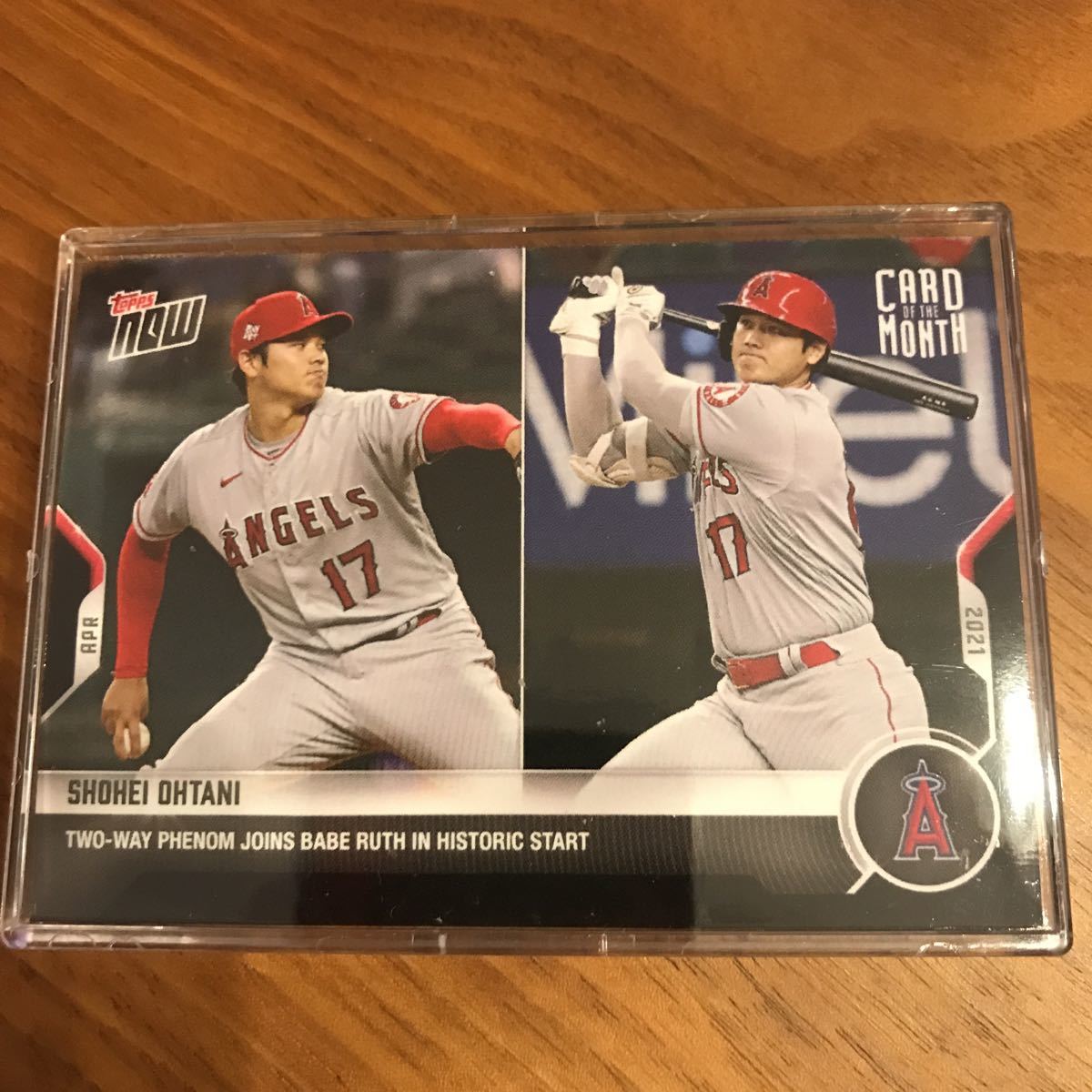 大谷翔平 Topps Now 二刀流 カード MLB 0 now ドジャース topps #505 