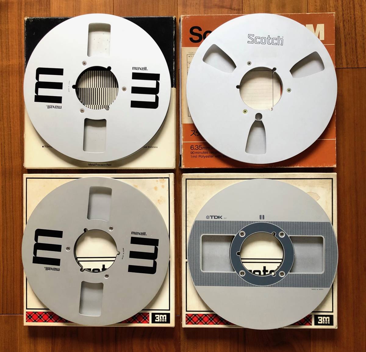 低価，本物保証 オープンメタルリール10号 空リール４本 maxellその他(オープンリールデッキ)｜売買されたオークション情報、yahooの商品情報をアーカイブ公開 - オークファン オープンリールデッキ
