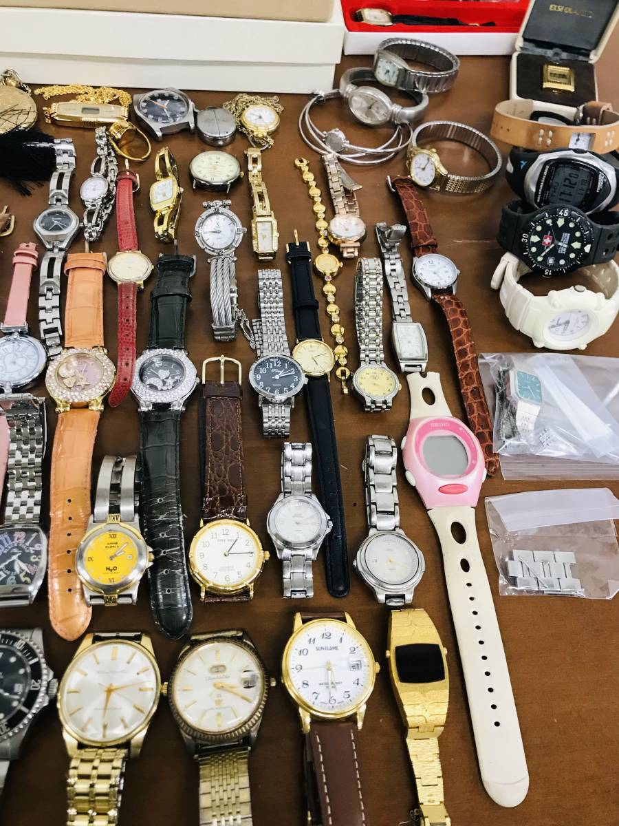 あ*ん様 大量腕時計 まとめ売り CASIO ALBA 他 CY54]時計 おまとめ SEIKO/CITIZEN/CASIO/ELGIN/ALBA/Louis-Philippe他