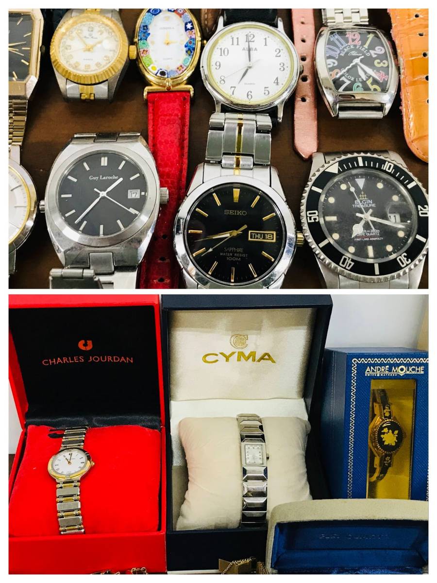 CY54]時計 おまとめ SEIKO/CITIZEN/CASIO/ELGIN/ALBA/Louis-Philippe他