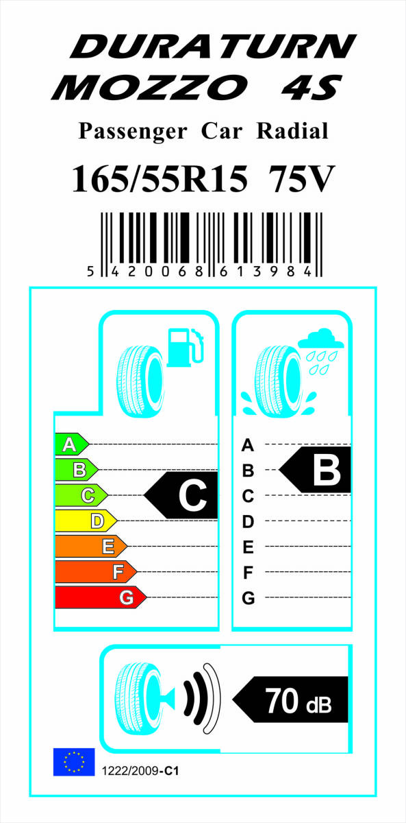 好評！新品 165/55R15 75V 4本セット 個数1=4本 送料込み総額13,500円！即日発送 MOZZO 4S 未使用_2