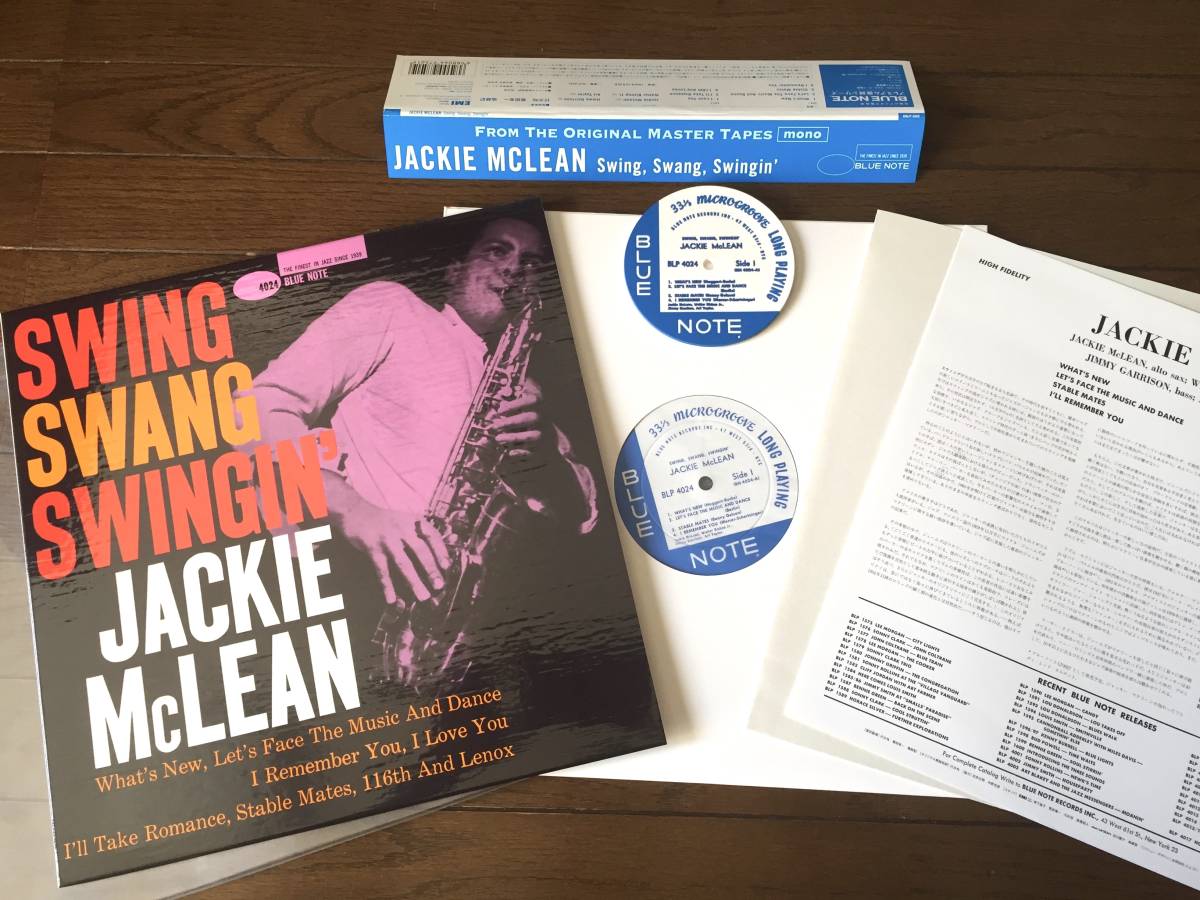  BLUE NOTE プレミアム復刻 特典コースター付 / Jackie McLean - Swing Swang Swingin' / BlueNote4024 両面DG200g重量盤 オリジナル復刻LP(ジャズ一般)｜売買されたオークション情報、yahooの商品情報をアーカ ジャズ一般