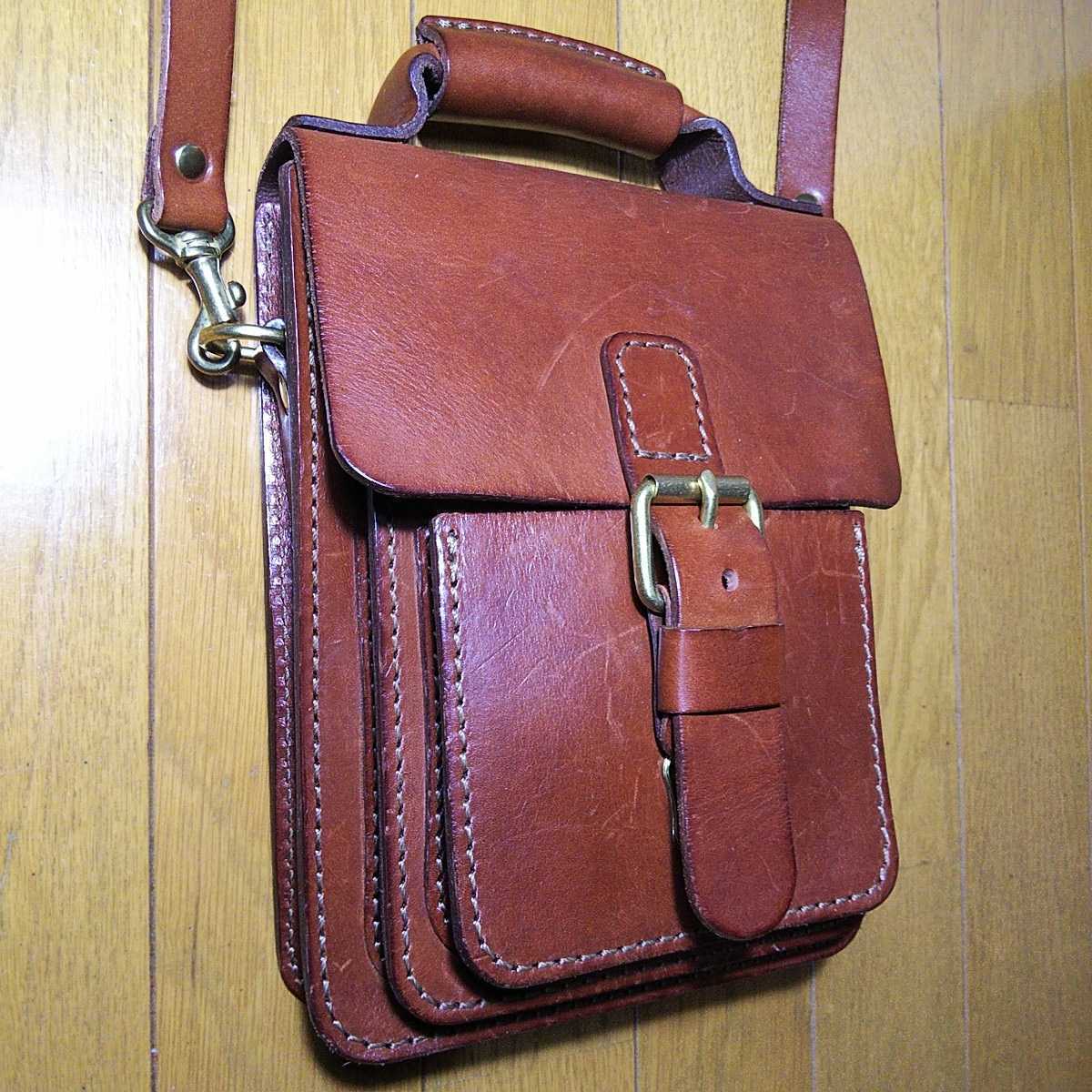 HERZ ビルド2wayショルダーバッグ A-10-S-CH ヘルツ ハードレザー 