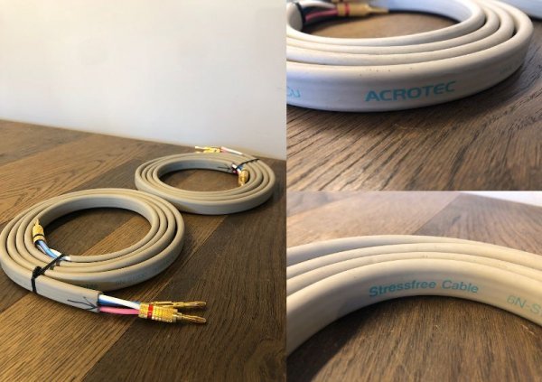 赤字超特価，低価 端子付 ACROTEC アクロテック Stressfree Cable 6N-S1200 スピーカーケーブル 約2m 2本セット(スピーカーケーブル)｜売買されたオークション情報、yahooの商品情報をアーカイブ公開 - オークファン スピーカーケーブル