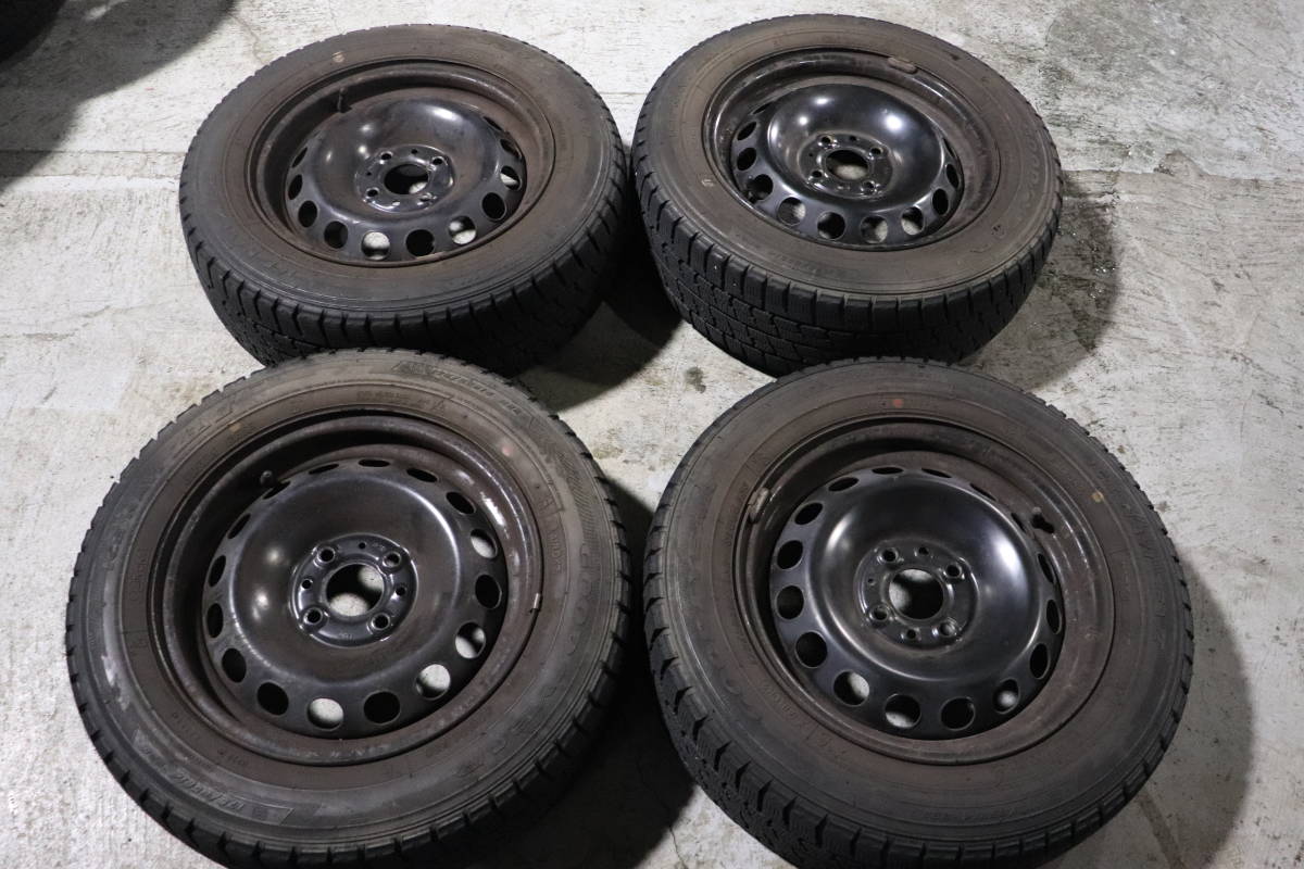 フィアット500純正14インチホイール＋スタッドレスタイヤ4本セット