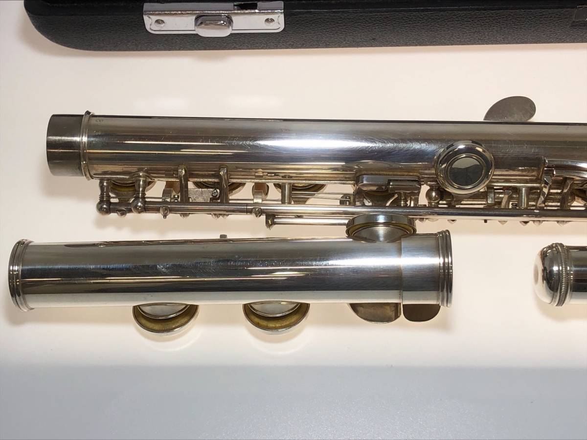 5460】Nikkan YFL211S フルート ニッカン 管楽器 ケース付 S/N 010843