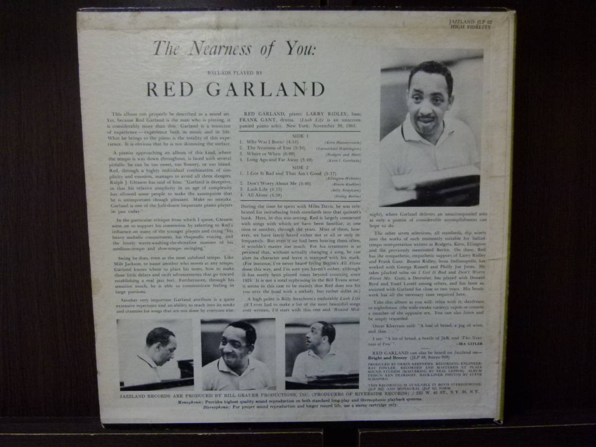 Nearness The You - Red Garland GARLAND Of ⁄ of YouTube : RED