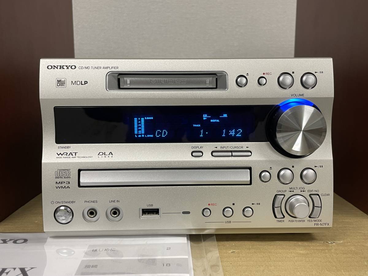 ONKYO FR-N7FX D-N7FX 高音質で多機能！ONKYO ＆ MD⁄CD⁄