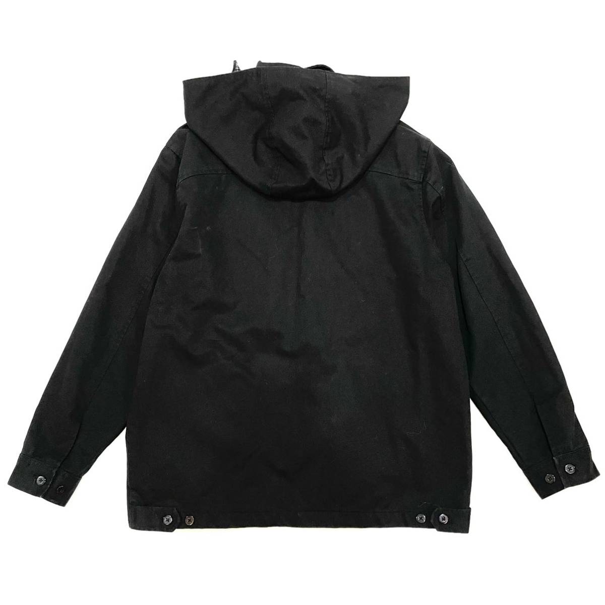 良品!!STUSSY ステューシー コットン フード ジャケット(L)裏地 