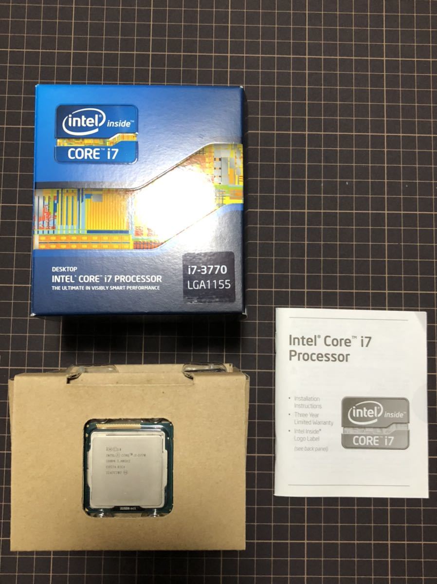 Intel Core i7 3770 3.4GHz LGA1155 ジャンク品_4