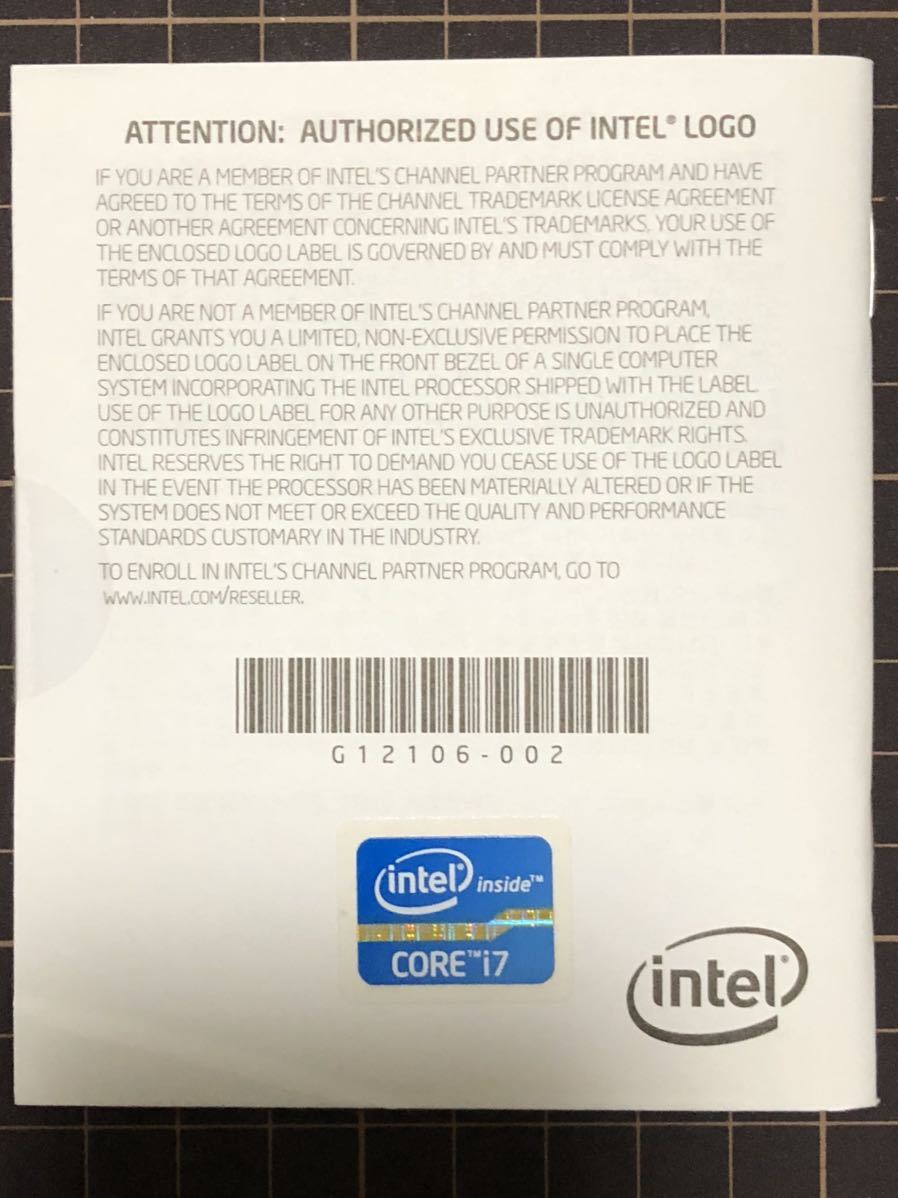 Intel Core i7 3770 3.4GHz LGA1155 ジャンク品_7