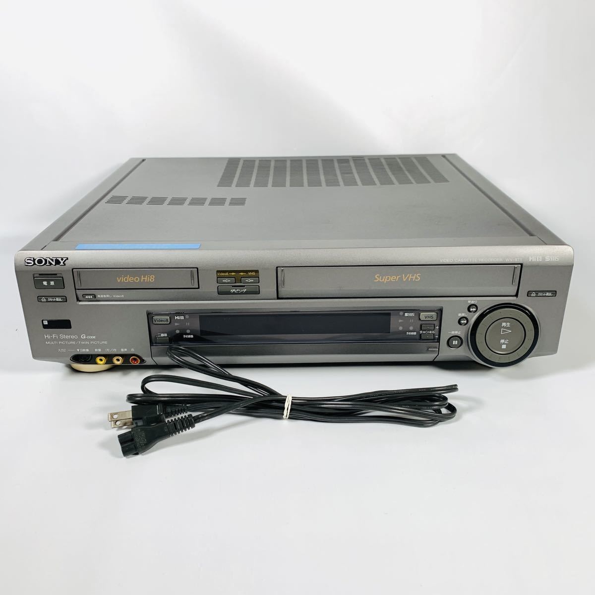 SONY ソニー VHS Hi8 ビデオデッキ WV-ST1 SONY WV-ST1 ビデオデッキ