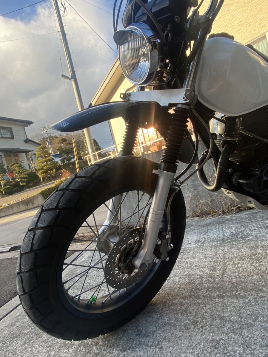 tw200 tw225 フロントフェンダー アップフェンダー ヤマハ _3