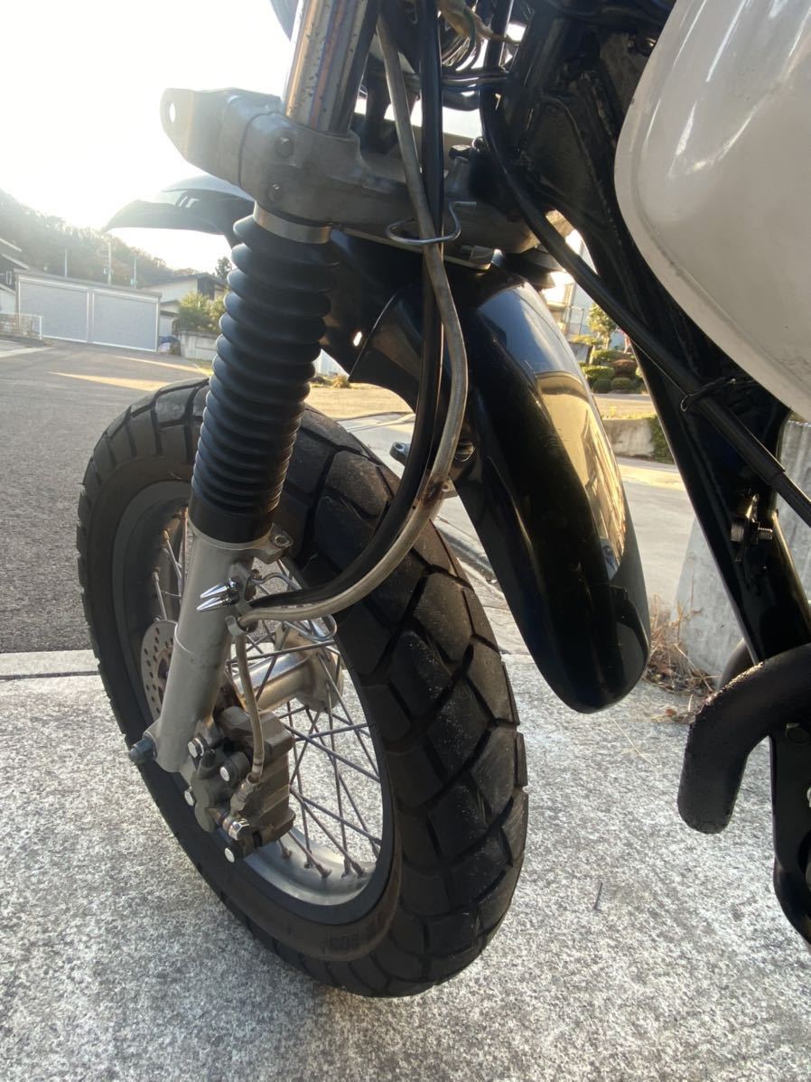 tw200 tw225 フロントフェンダー アップフェンダー ヤマハ _4