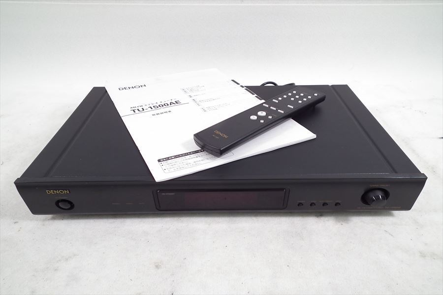 DENON デノン チューナー TU-1500AE ブラック リモコン 動作OK DENON