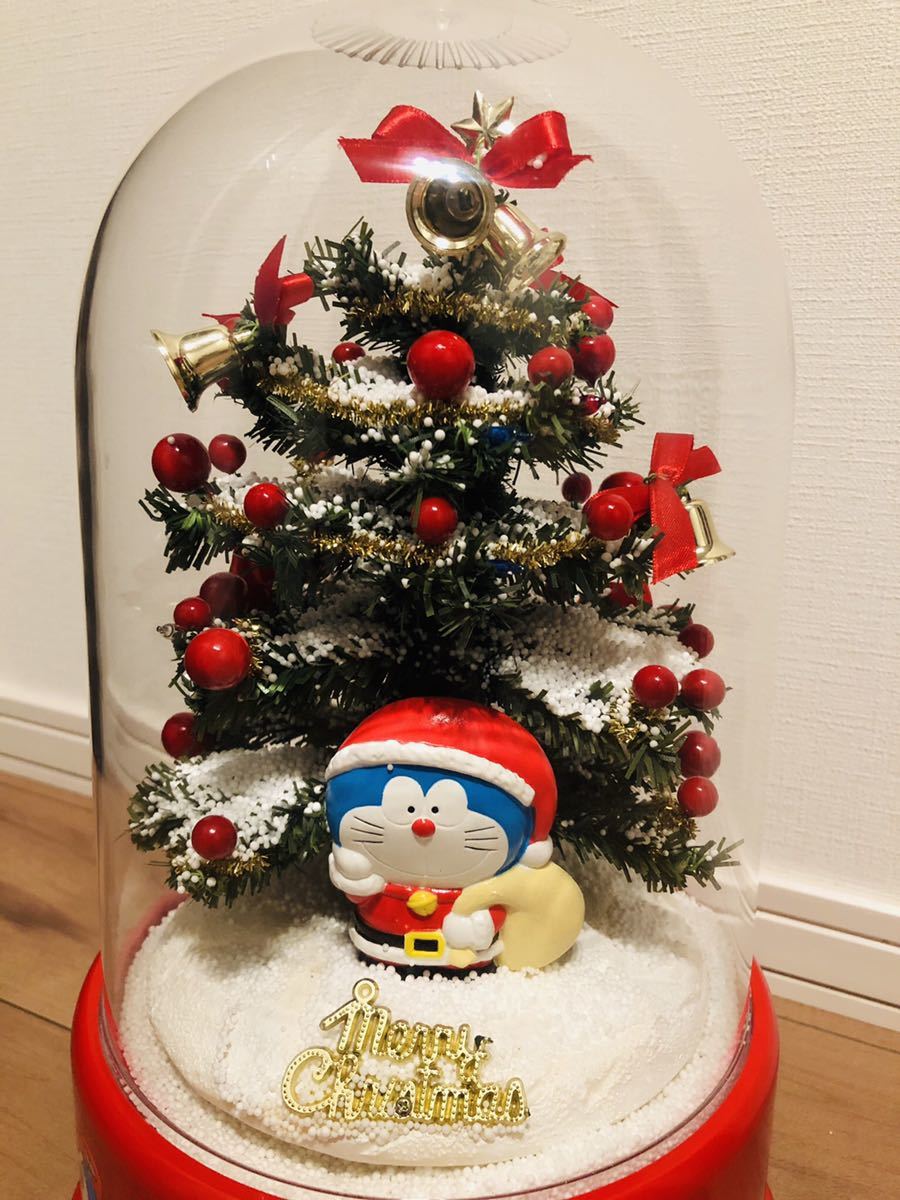 ☆ 送料無料 ☆ 即決 美品 完動品 ドラえもん 雪ふるツリー