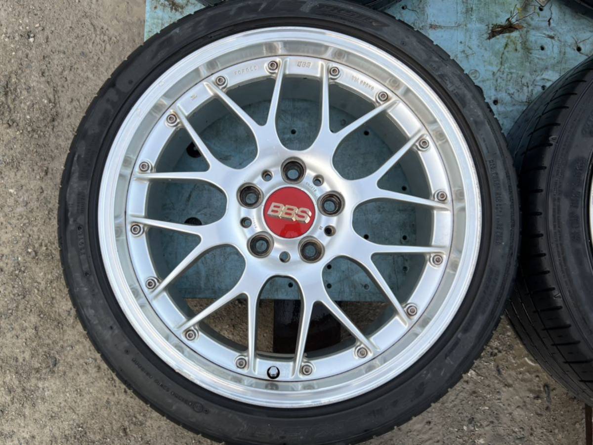 BMW等に BBS RS-GT 18インチ RS909 PCD120 18×8.5J +38 5穴 4本通し 