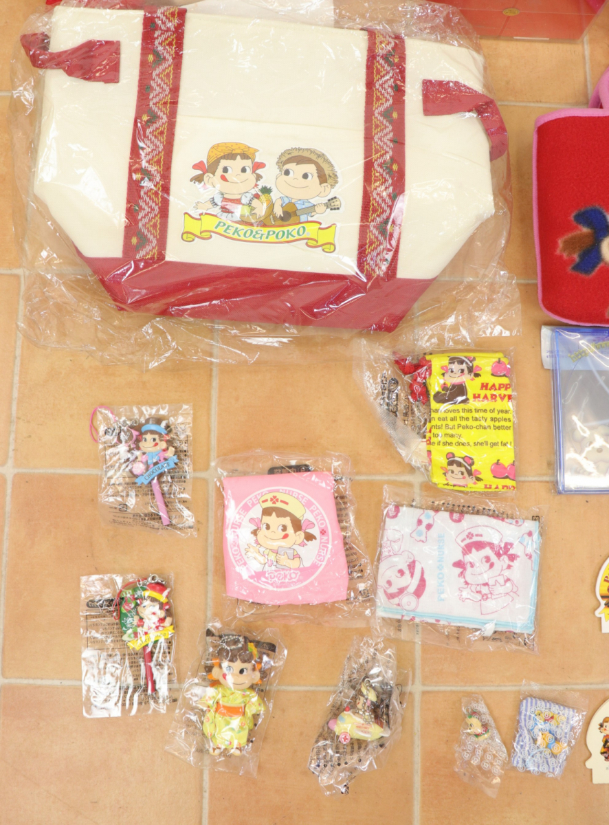 FUJIYA 不二家 ペコちゃんグッズ 大量まとめ ミルキー 人形 50周年 40