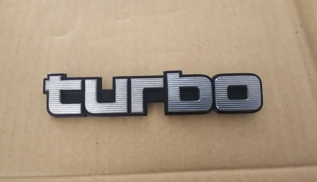 当時物 TURBO エンブレム (検 トヨタ ターボ ランクル 60 70 マーク2 